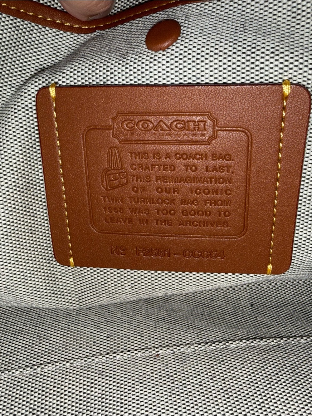 Coach Black Leather Dual-Front Pocket Shoulder Bag - Picture 4 of 5